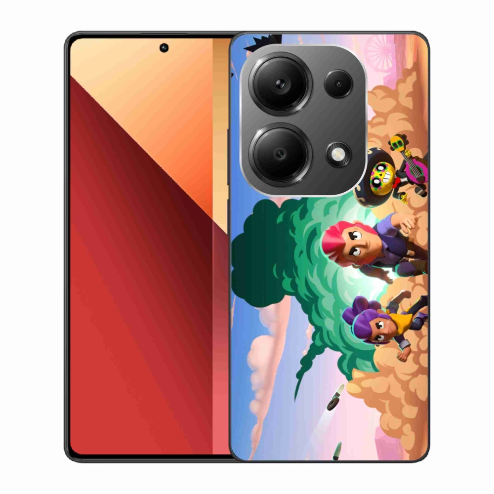 Gél borítás mmCase a Xiaomi Redmi Note 13 Pro 4G/Poco M6 Pro - brawl stars számára