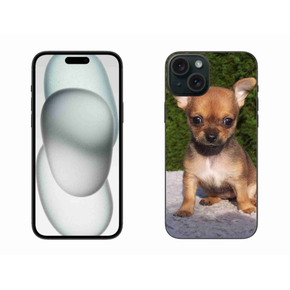 Gél tok mmCase iPhone 15 Plus készülékhez - chihuahua 3