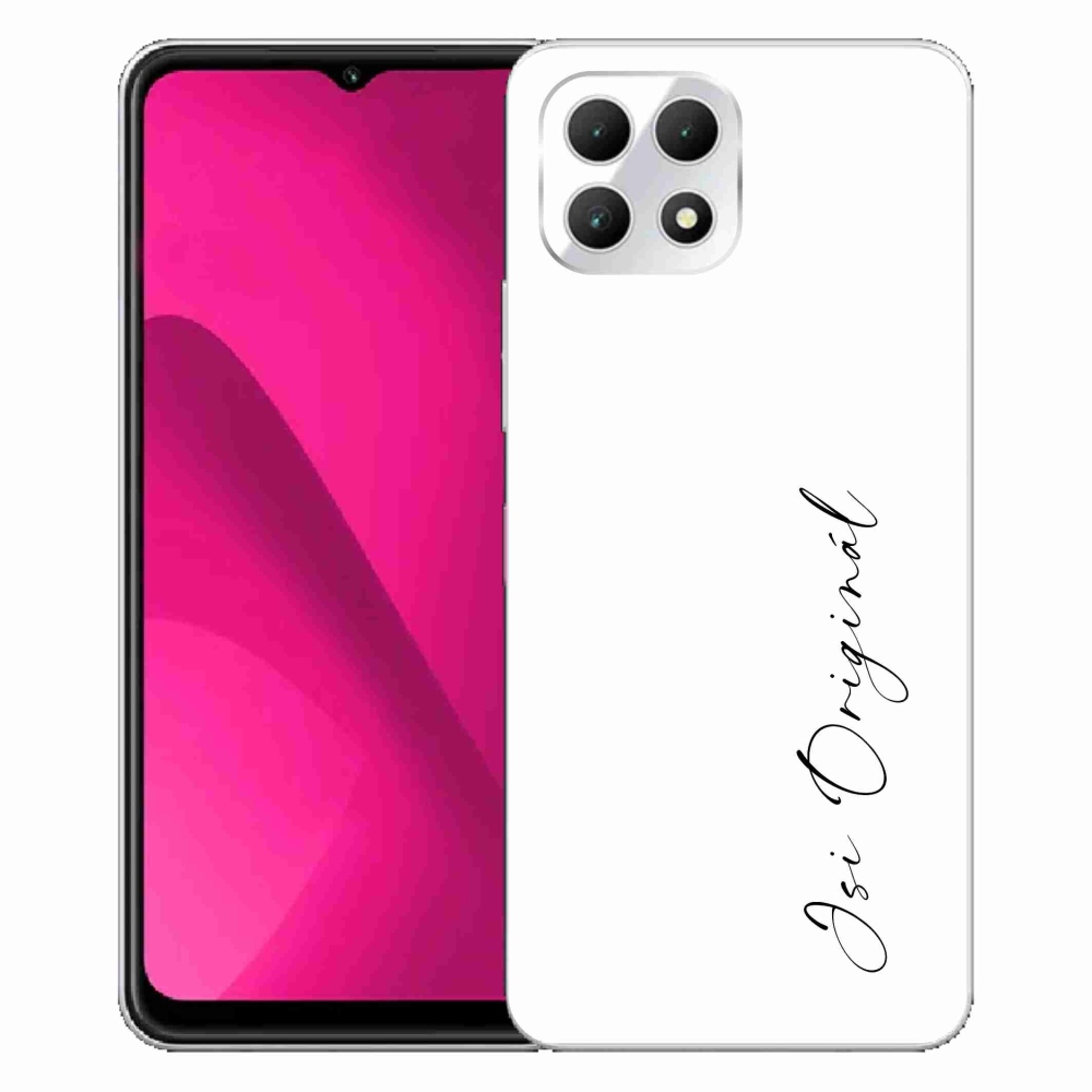 Gél borító mmCase a T-Mobile T Phone 2 - Ön az eredeti fehér háttérrel