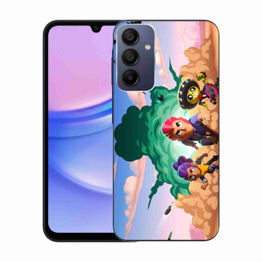 Gél borítás mmCase Samsung Galaxy A15 4G/5G - verekedés csillagok