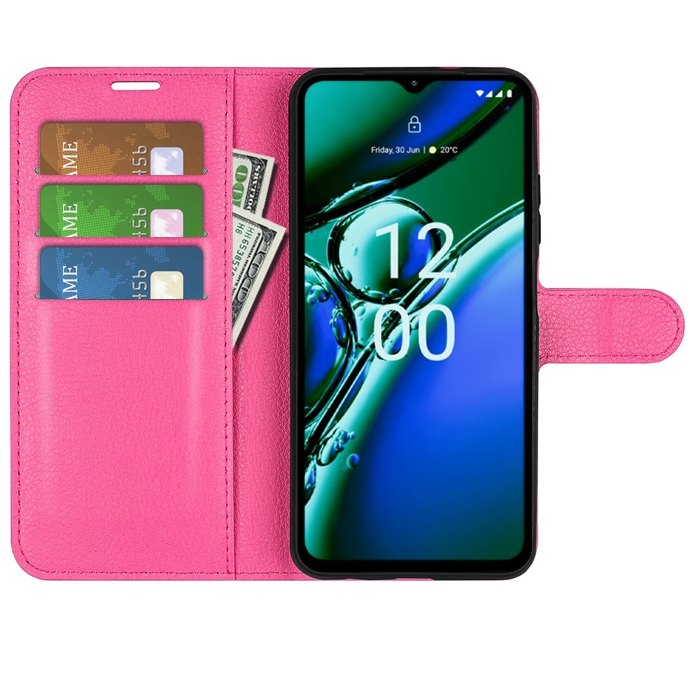 Litchi könyv tok Nokia G42-hez - rózsaszínű