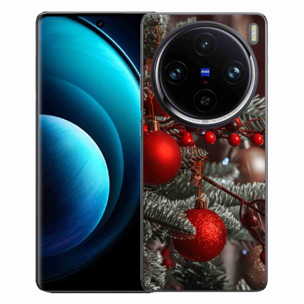 Zselés borítás mmCase a Vivo X100 Pro 5G-hez - karácsonyi dekorációk 2