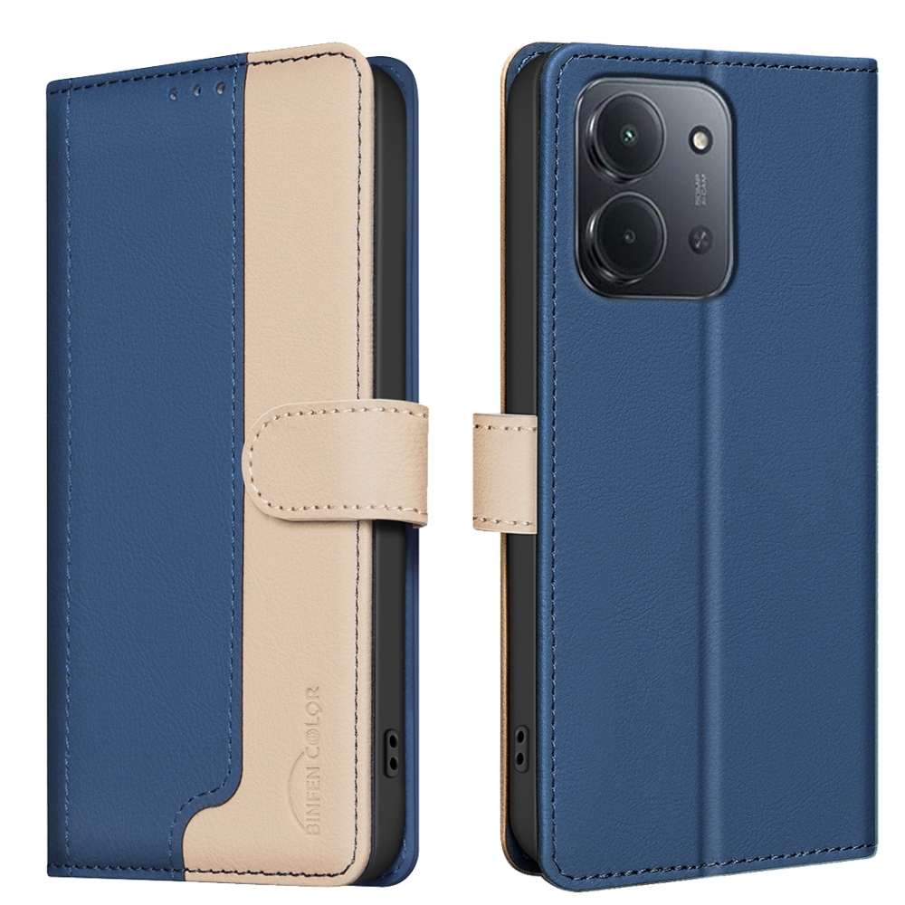 BNF DUO könyvtáska Xiaomi Redmi 15C 4G/5G (173mm) - kék