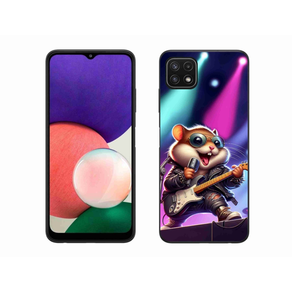 Gél borítás mmCase Samsung Galaxy A22 5G - hörcsög hintalóhoz