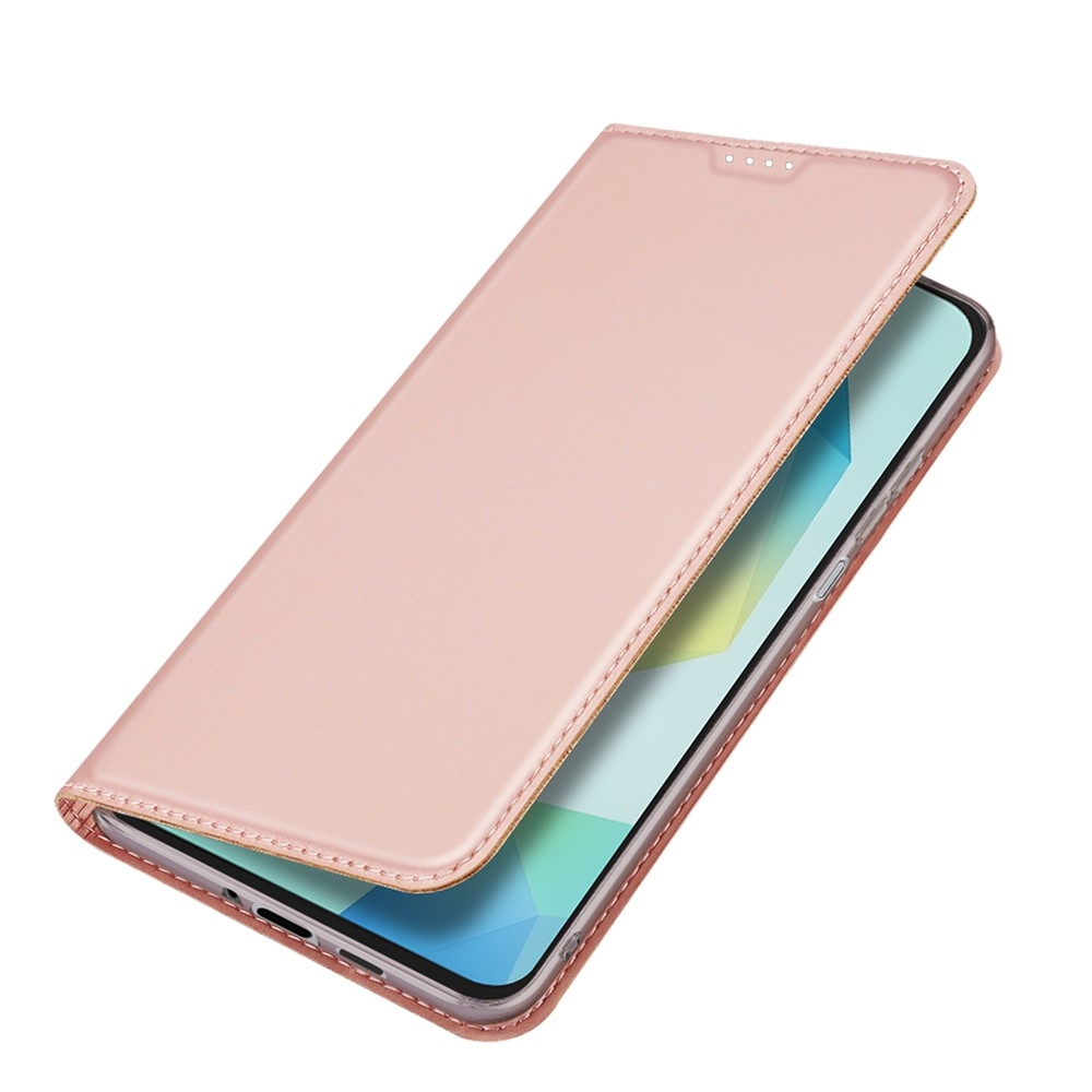 DUX könyvtáska Samsung Galaxy A17 5G - rózsaarany