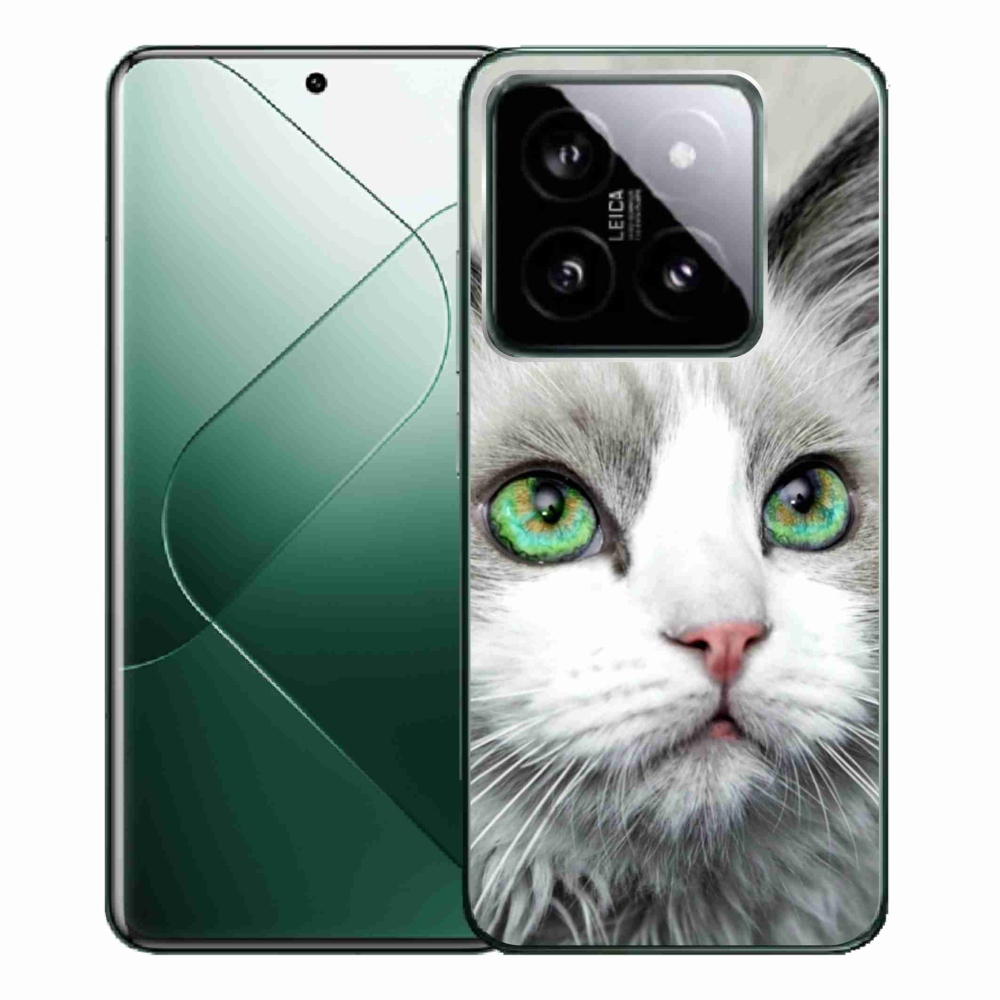 Gél borítás mmCase a Xiaomi 14 Pro számára - macska nézet