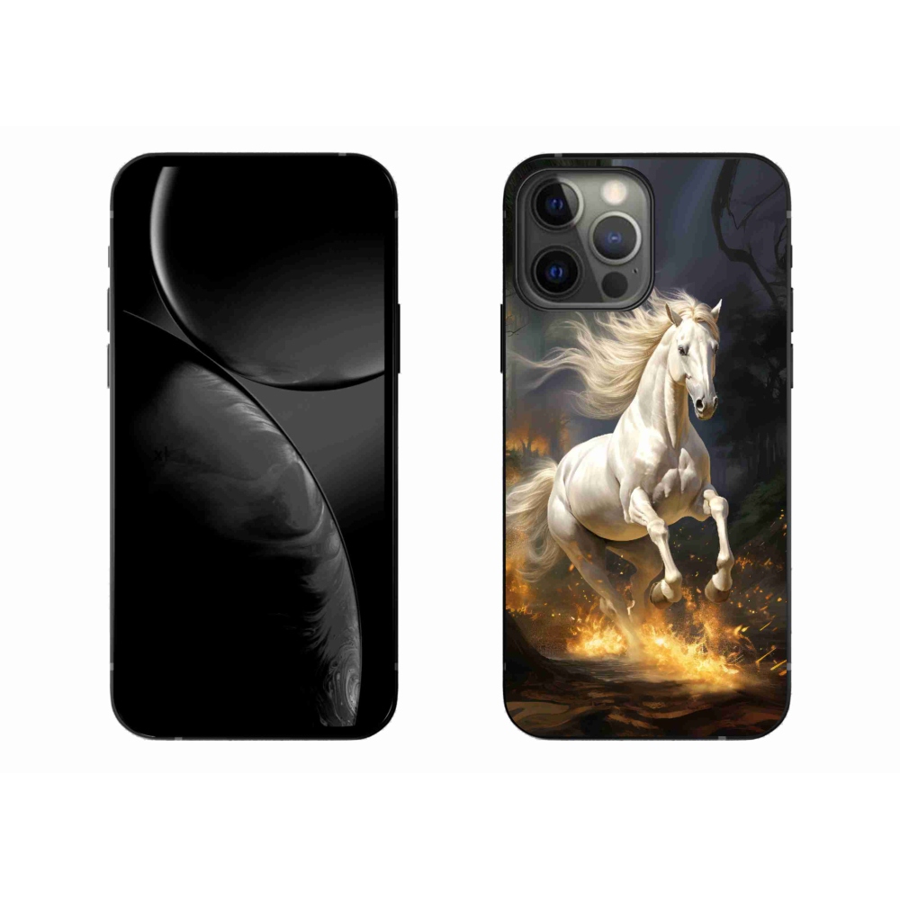 Gél borítás mmCase iPhone 13 Pro Max készülékhez - Fehér ló 2