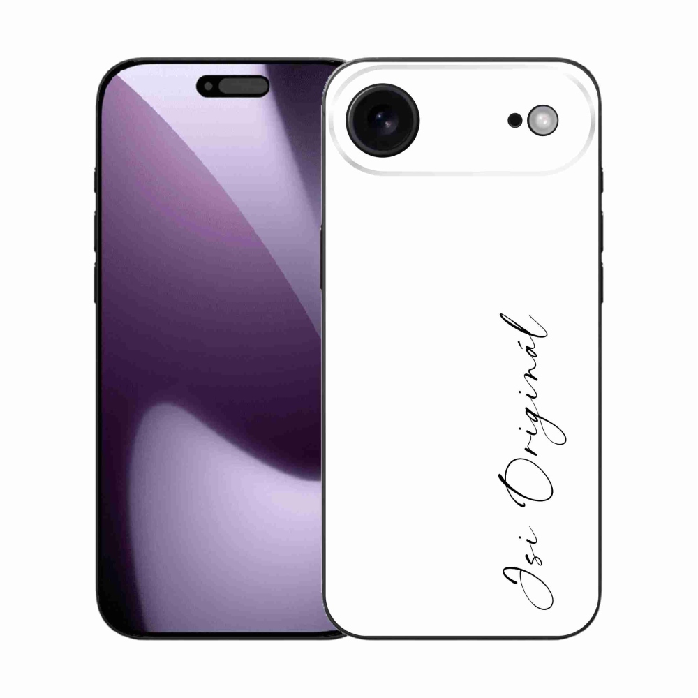 Gél borító mmCase iPhone 17 Air készülékhez - te vagy az eredeti fehér háttér