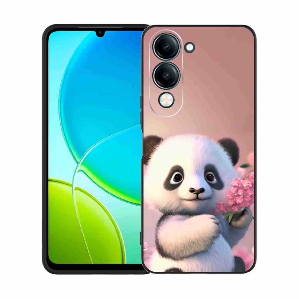 Gél borító mmCase a Vivo Y29s 5G-hez - aranyos panda