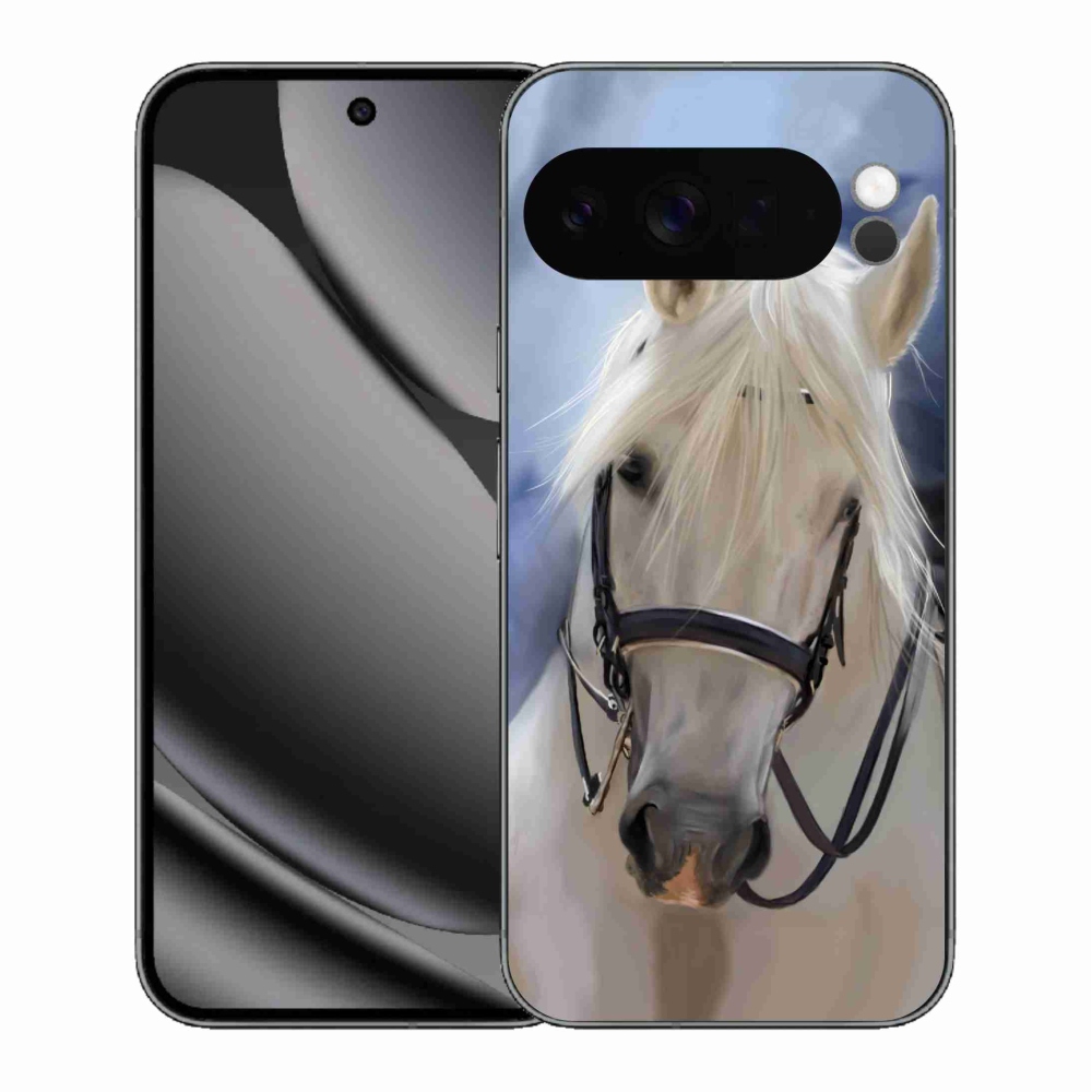 Zselés borítás mmCase a Google Pixel 10 Pro XL-hez - fehér ló