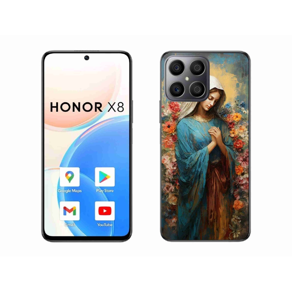 Zselés borítás mmCase a Honor X8-hoz - szent asszony