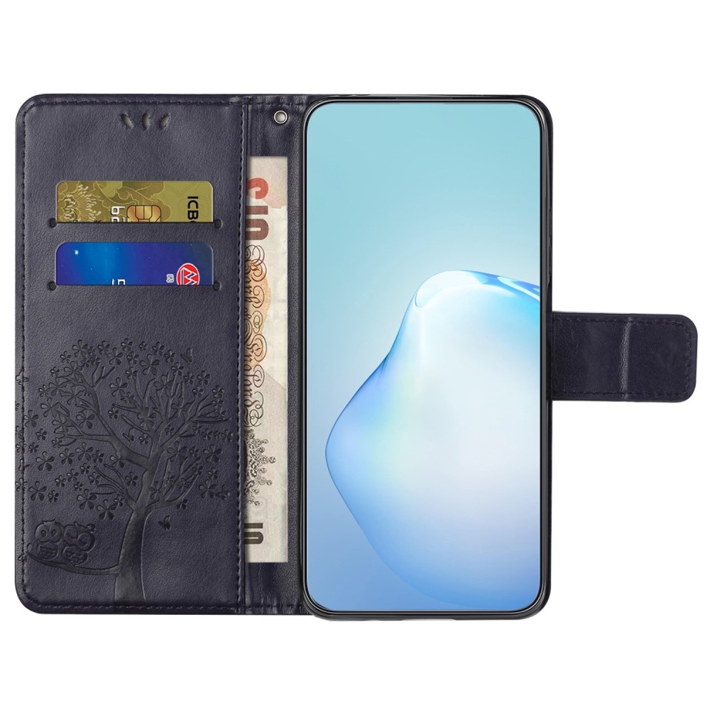 Fa könyv tok Samsung Galaxy M15 5G - sötét lila
