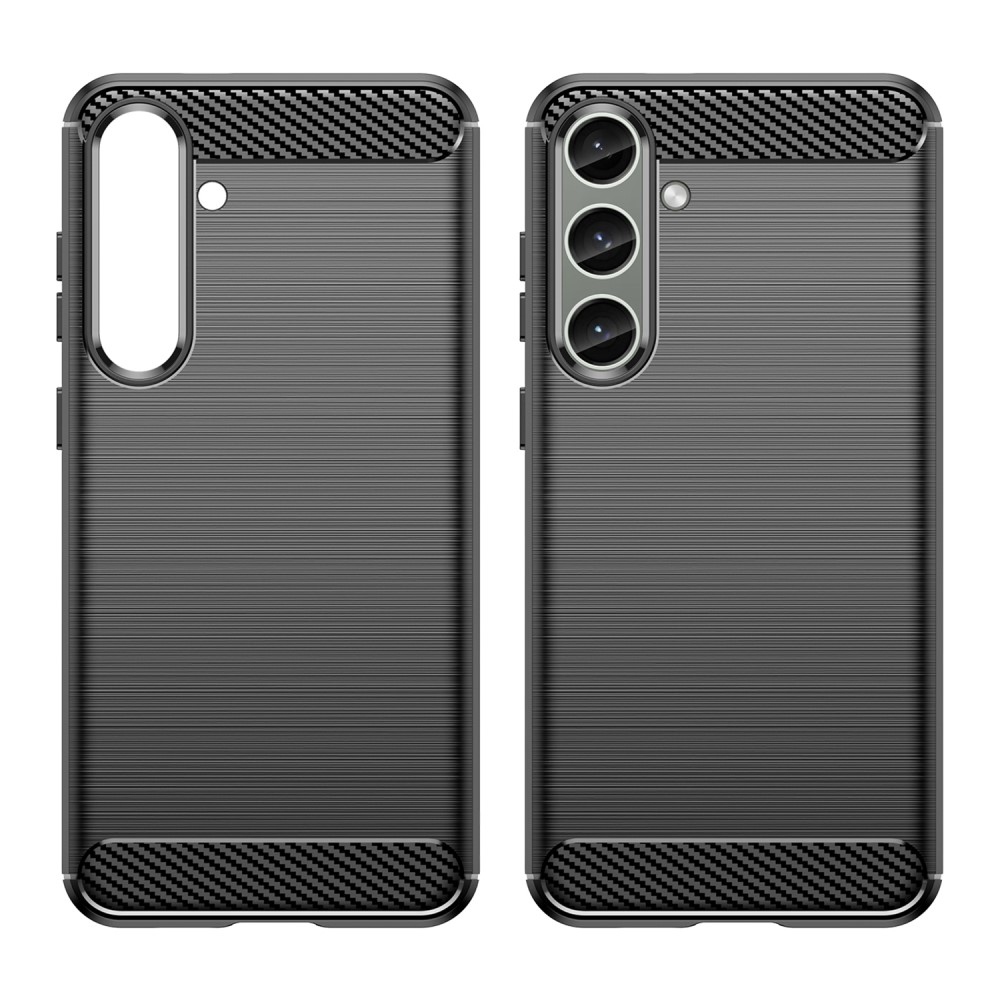 Szénálló zselés tok Samsung Galaxy S24+/S25+ készülékhez - fekete