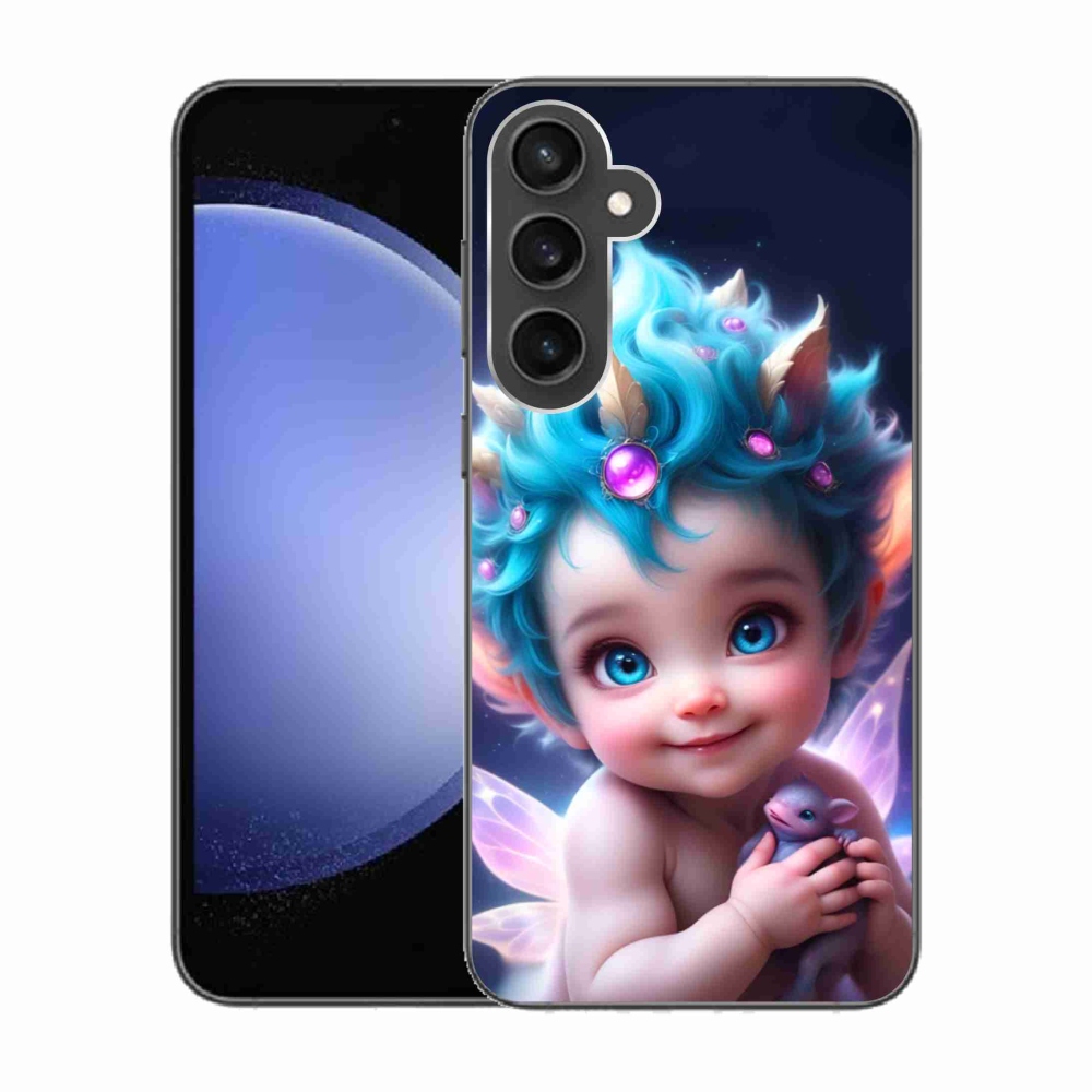 Zselés borítás mmCase Samsung Galaxy S23 FE - baba pillangószárnyakkal
