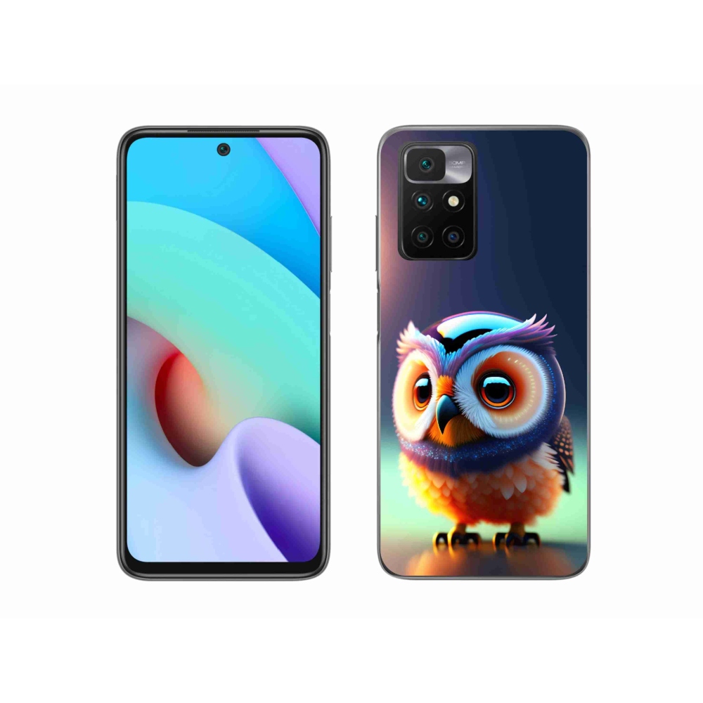 Zselés borítás mmCase a Xiaomi Redmi 10/Redmi 10 (2022) - bagoly