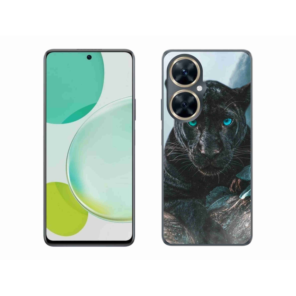Gél borítás mmCase a Huawei Nova 11i készülékhez - fekete párduc