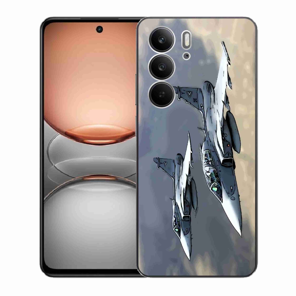 Gél borítás mmCase a Realme C75-hez - vadászgépek