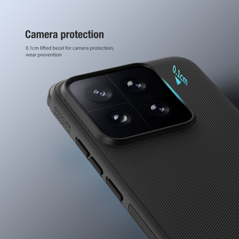 Nillkin Super Frosted PRO hátlap a Xiaomi 14 fekete számára