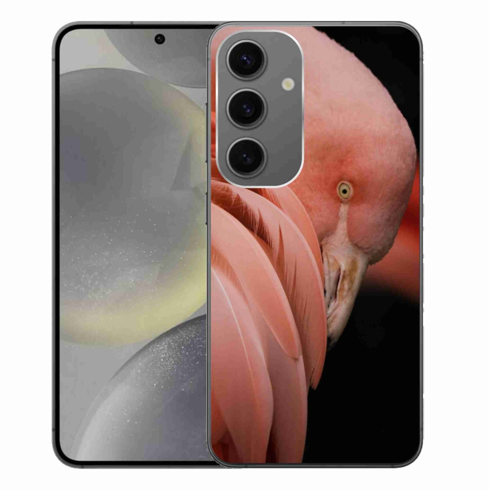 Gél védőhuzat mmCase Samsung Galaxy S24+ készülékhez - flamingó 3