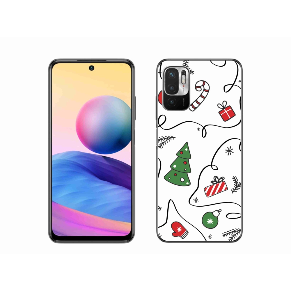 Gél borítás mmCase a Xiaomi Poco M3 Pro/5G számára - karácsonyi motívumok