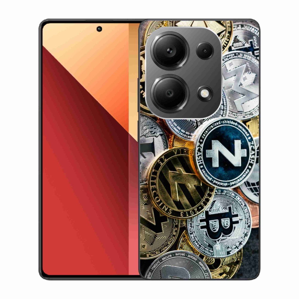 Gél borítás mmCase a Xiaomi Redmi Note 13 Pro 4G/Poco M6 Pro számára - kriptovaluták