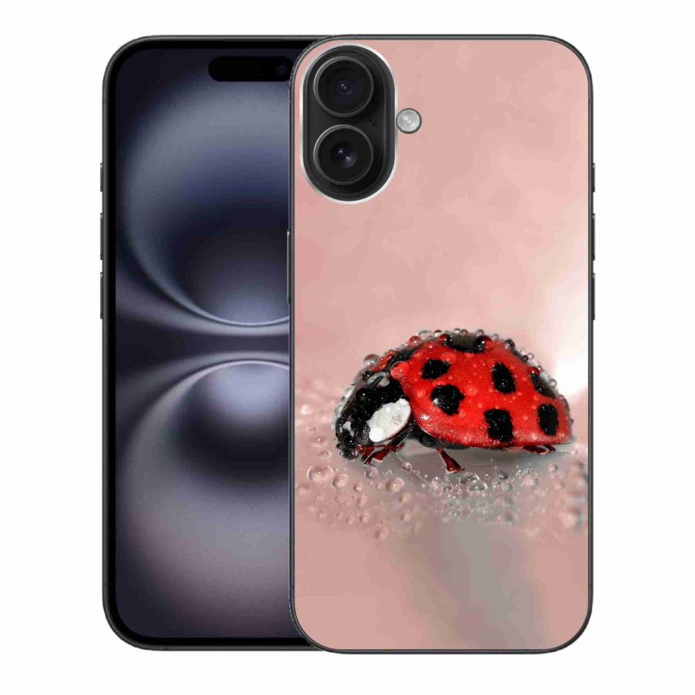 Zselés borítás mmCase iPhone 16 Plus készülékhez - katicabogár