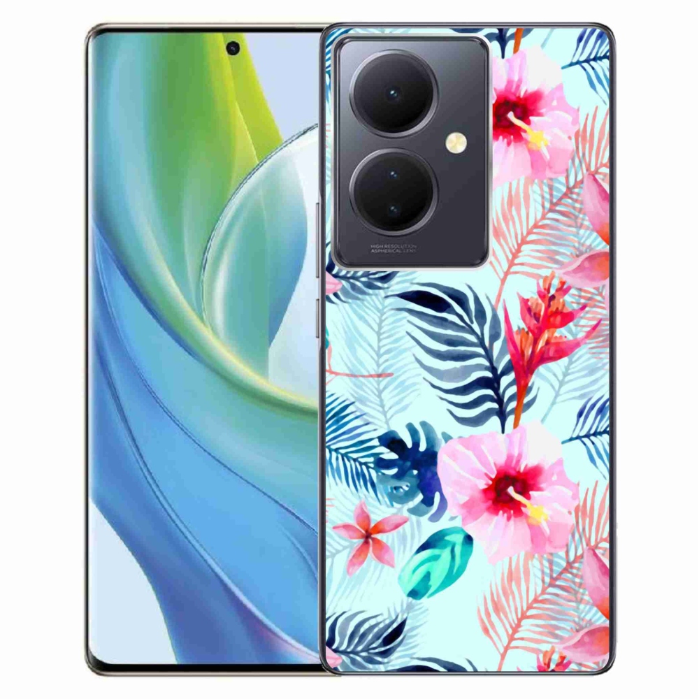 Gél borító mmCase a Vivo V29 Lite 5G-hez - virágok