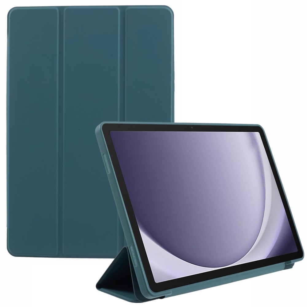 Fedélzáró tok Samsung Galaxy Tab A9+ készülékhez - sötétzöld