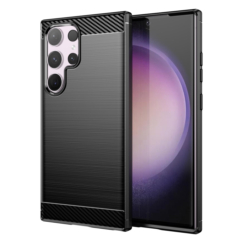 Szénálló zselés tok Samsung Galaxy S24 Ultra készülékhez - fekete