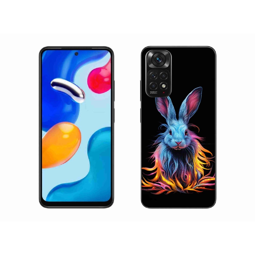 Gél borítás mmCase a Xiaomi Redmi Note 11S 4G-hez - absztrakt nyúl