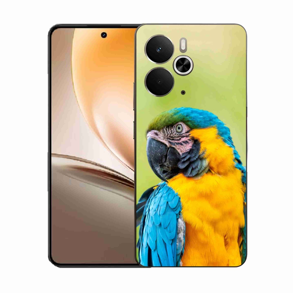 Gél borítás mmCase a Realme 14 5G készülékhez - papagáj ara 2
