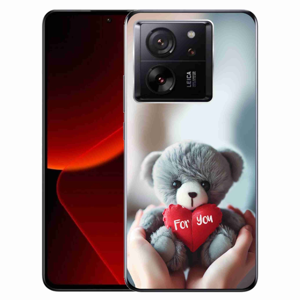 Gél borítás mmCase a Xiaomi 13T/13T Pro számára - mackó a szerelmesek számára