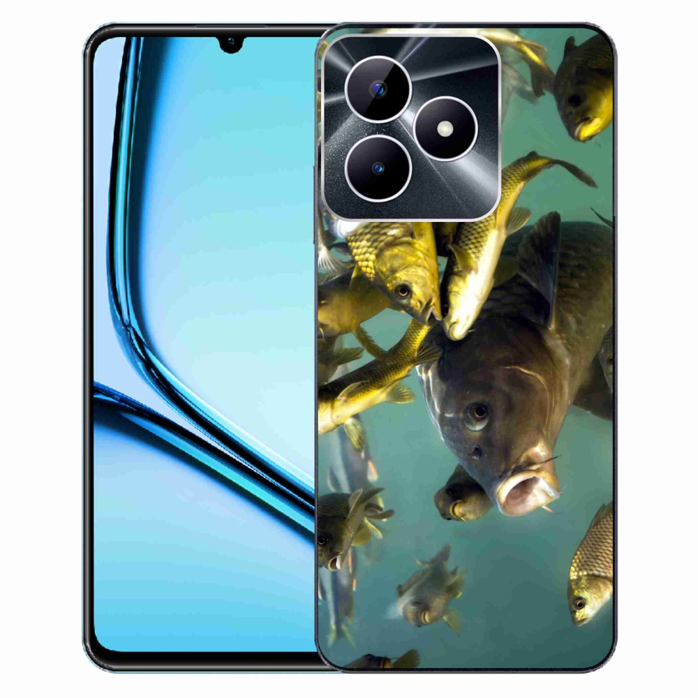 Gél tok mmCase a Realme Note 50 készülékhez - halak iskolája