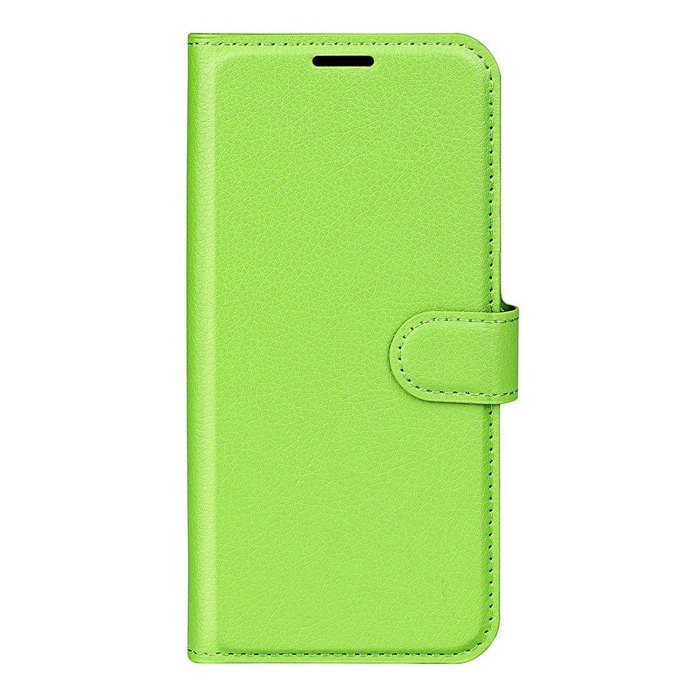 Litchi könyv tok a Xiaomi Redmi Note 14 5G-hez - zöld