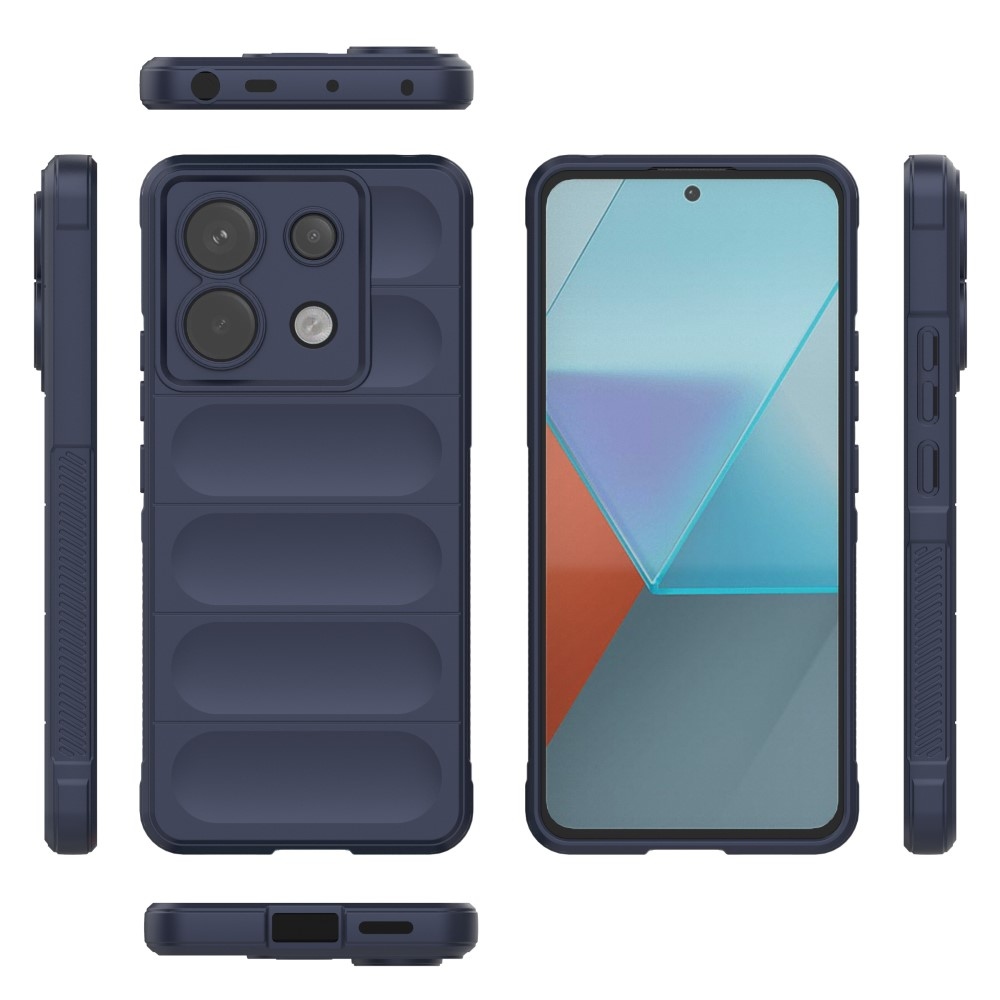 Rugg tartós zselés tok Xiaomi Redmi Note 13 Pro 5G/Poco X6 5G - sötétkék