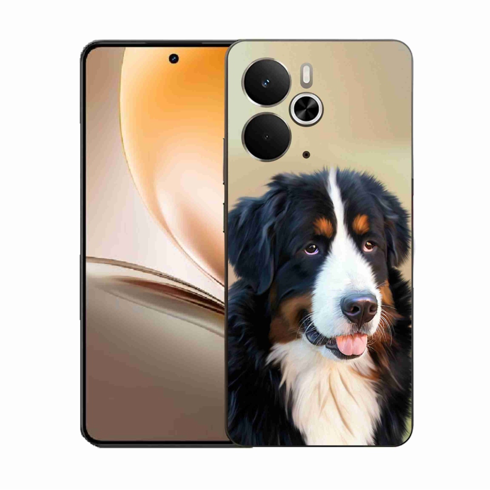 Gél borítás mmCase a Realme 14 5G készülékhez - Berni hegyi kutya