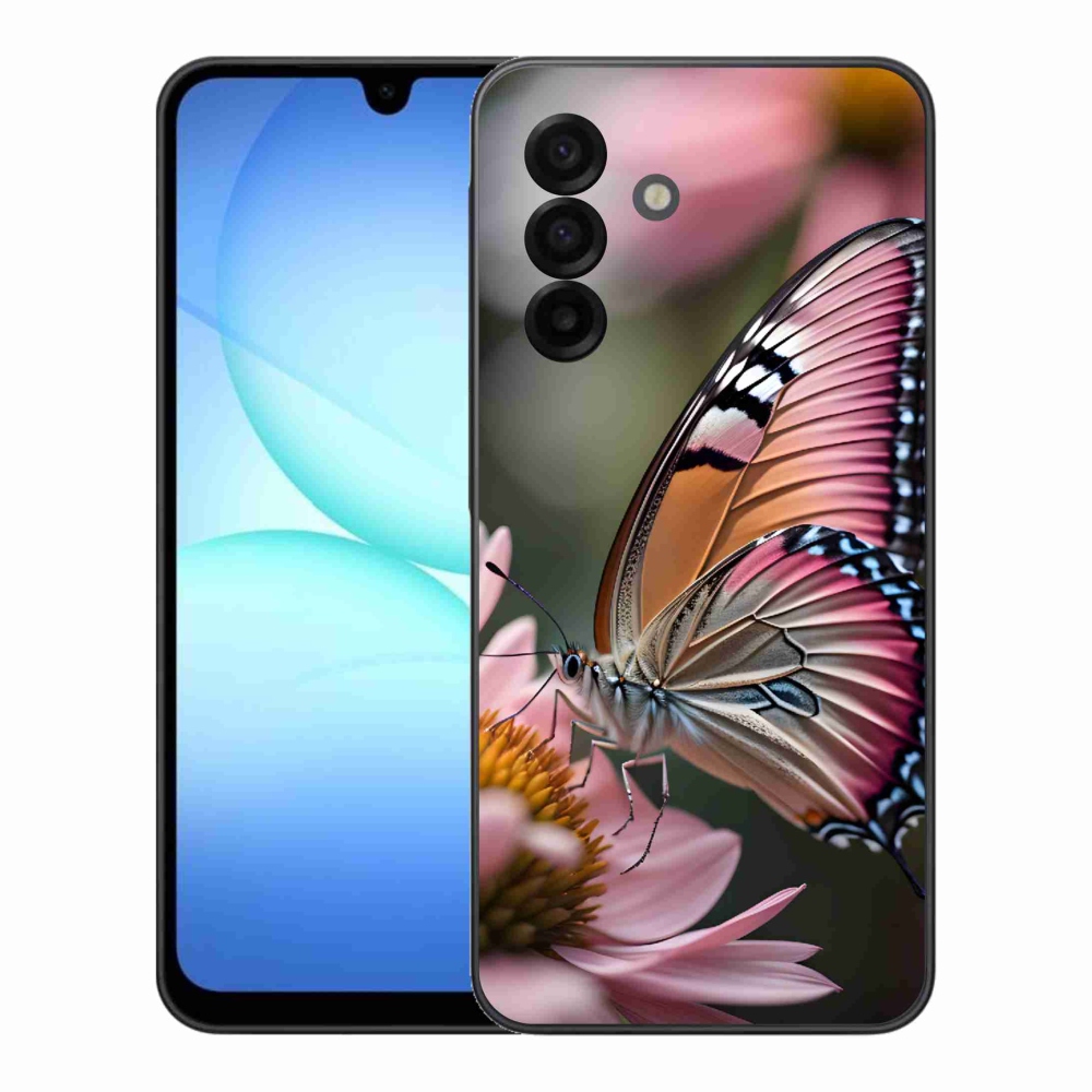Gél védőhuzat mmCase Samsung Galaxy A17 5G - színes pillangó