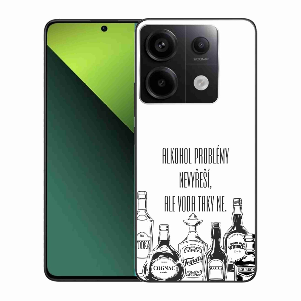 Gél borító mmCase a Xiaomi Redmi Note 13 Pro 5G/Poco X6 5G számára - vicces szöveg fehér háttérrel