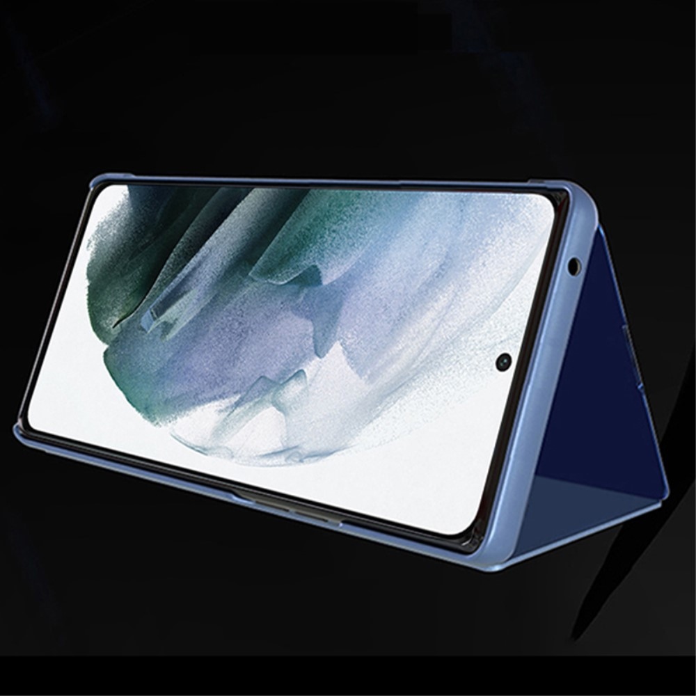 Átlátszó zárófedél matt előlappal a Samsung Galaxy S24 Ultra készülékre - kék