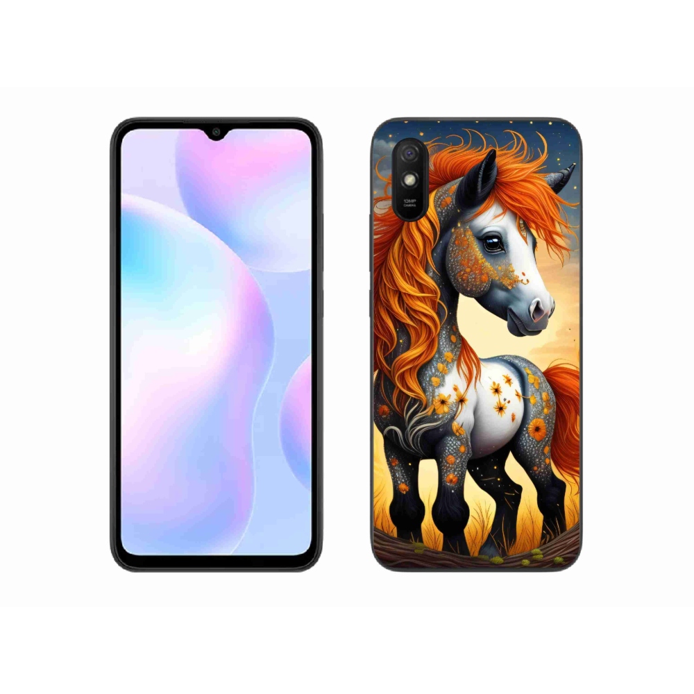 Gél borítás mmCase a Xiaomi Redmi 9A számára - színes póni