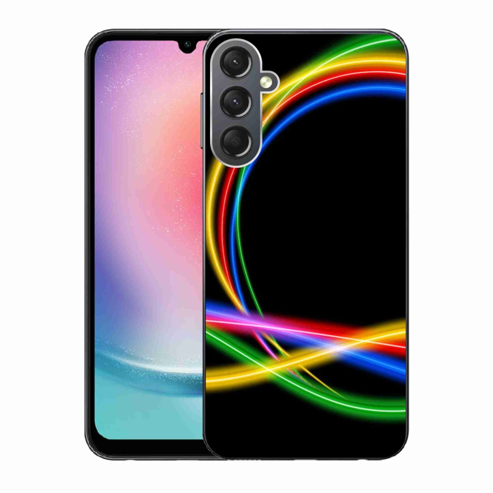 Gél tok mmCase Samsung Galaxy A24 készülékhez - neon körök