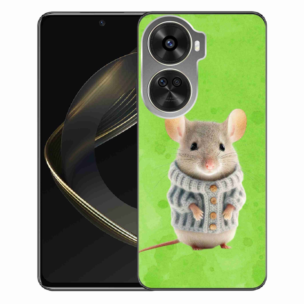 Gél borítás mmCase a Huawei Nova 12 SE-hez - egér pulóverben