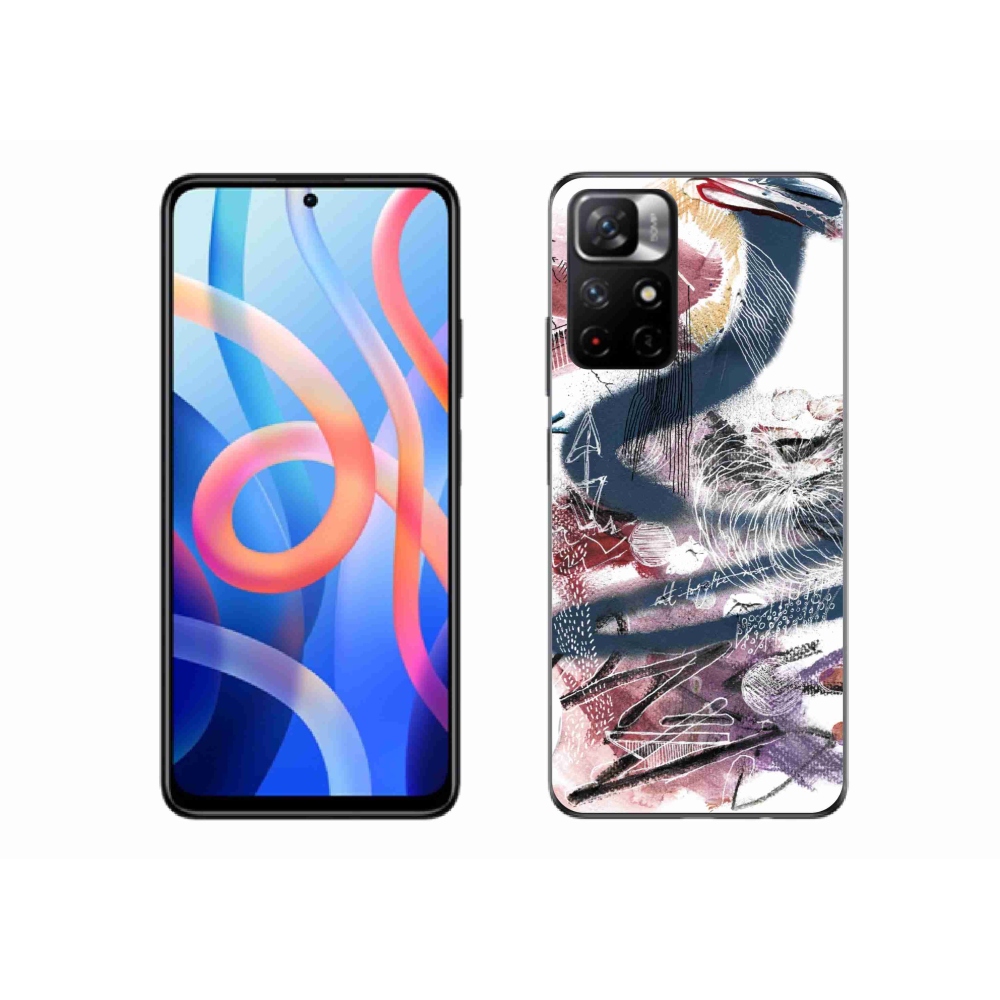Gél borítás mmCase a Xiaomi Redmi Note 11S 5G számára - absztrakt motívum 28