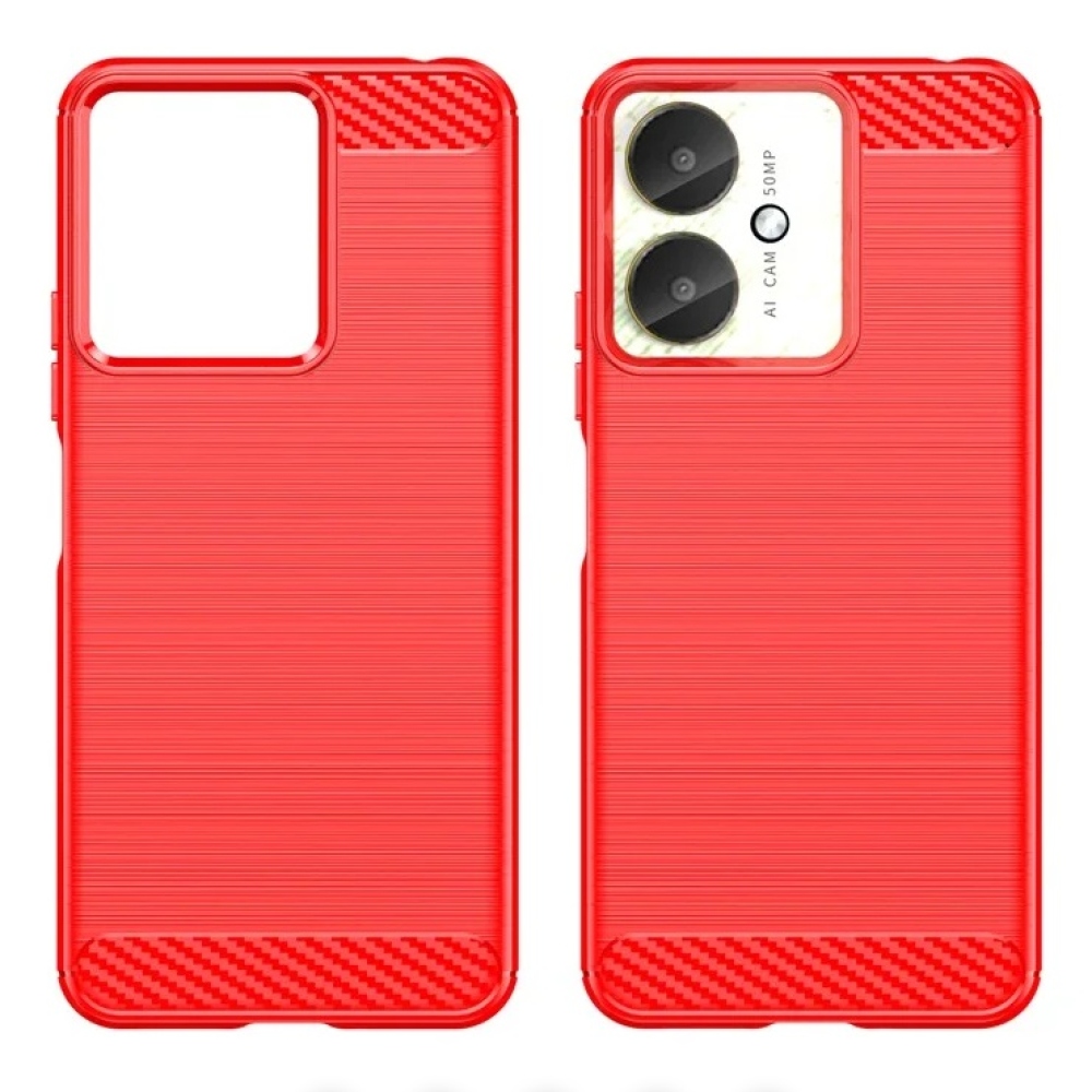 Szénálló zselés tok Xiaomi Poco C65/Redmi 13C 4G/5G - piros