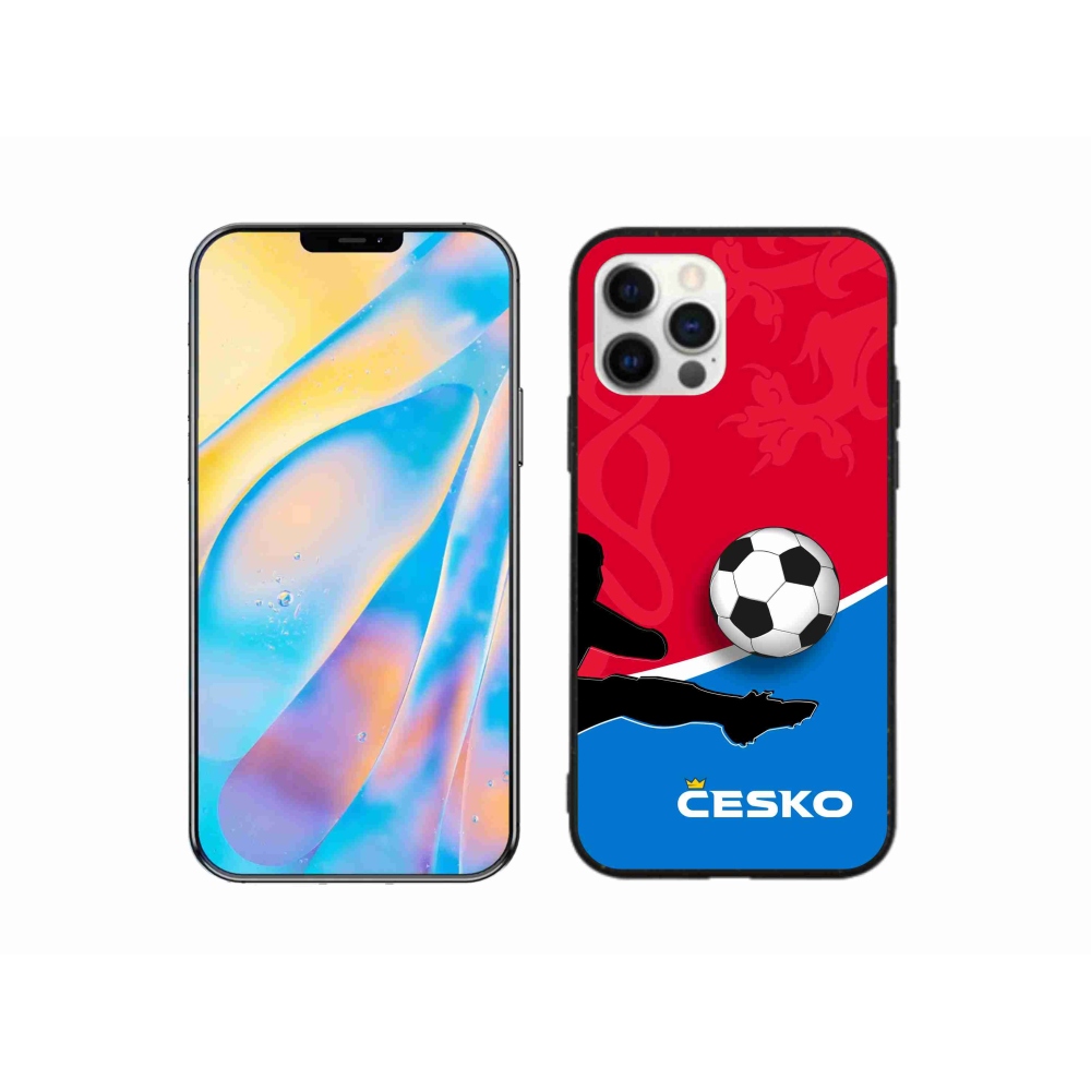 Gél borítás mmCase iPhone 12 készülékhez - futball Csehország 2