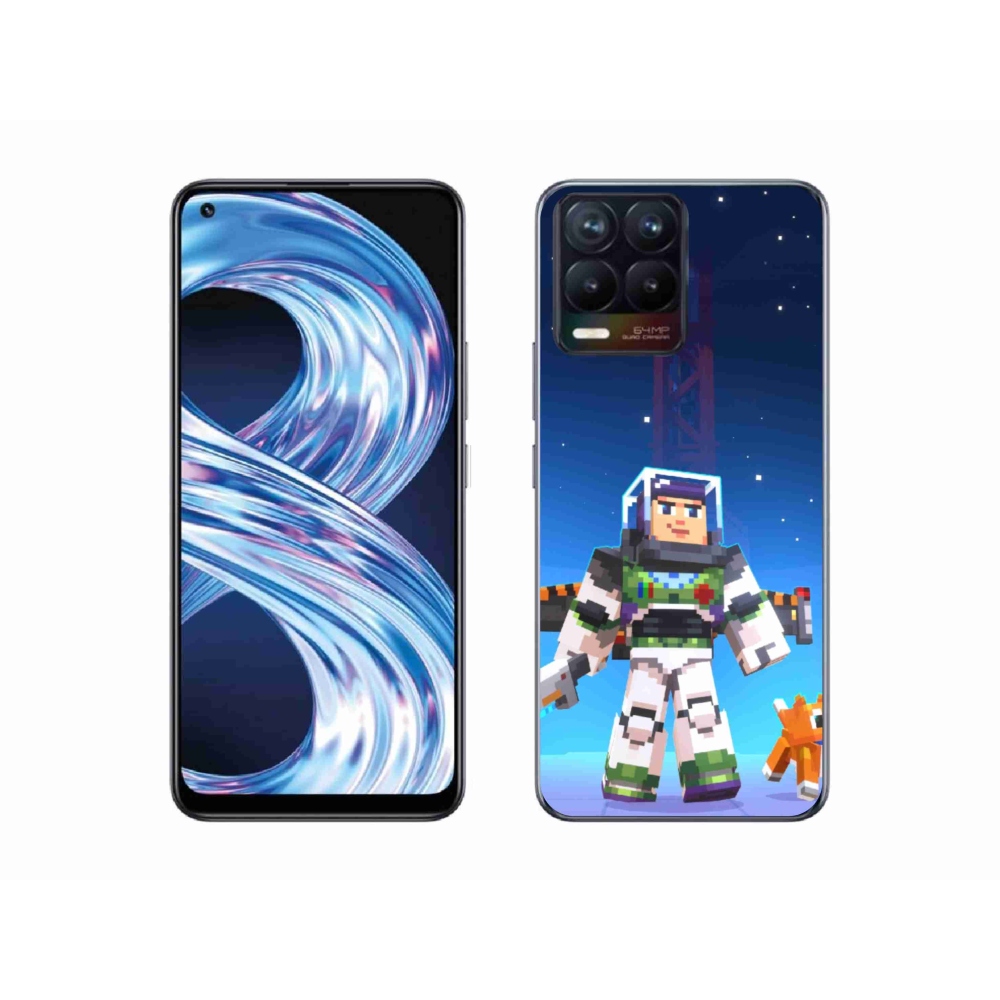 Gél borítás mmCase a Realme 8 4G-n - minecraft 2