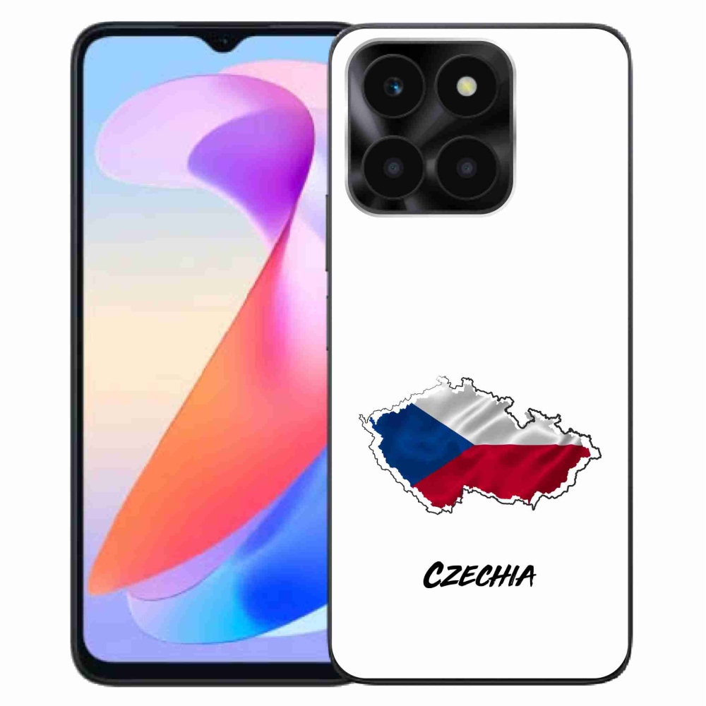 Zselés borítás mmCase a Honor X6a készülékhez - Csehország fehér háttér