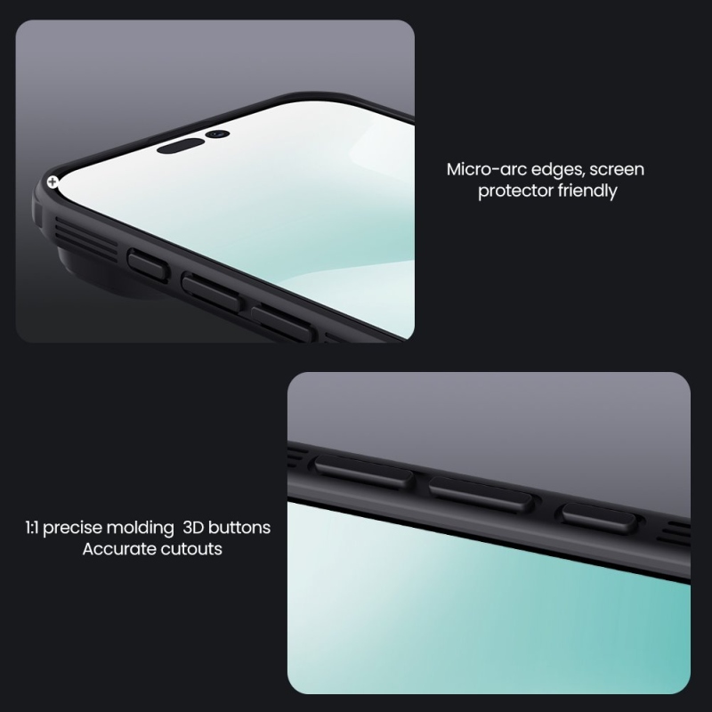 Nillkin CamShield PRO hátlap az Apple iPhone 17 Air készülékhez Fekete