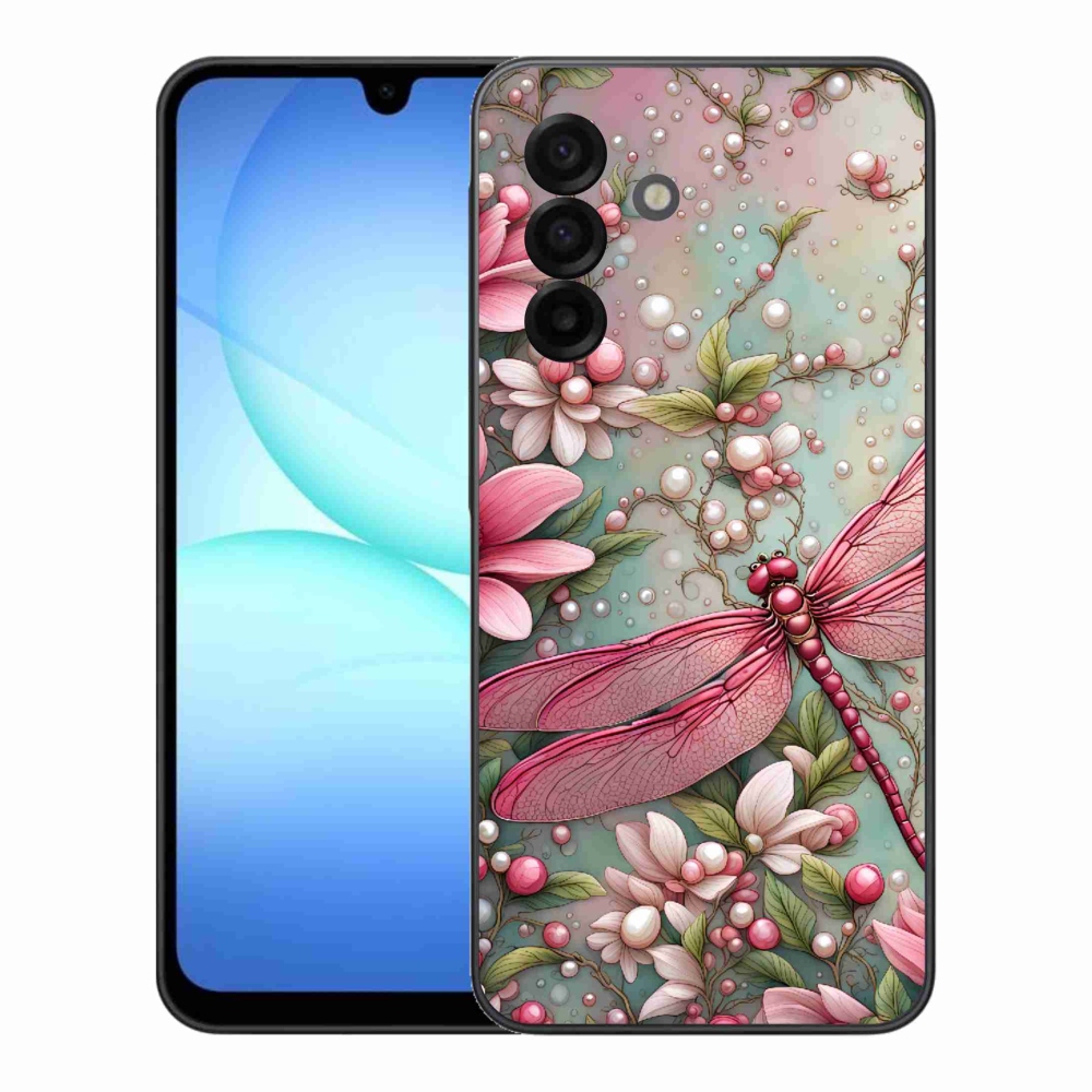 Zselés borítás mmCase Samsung Galaxy A17 5G - szitakötőhöz