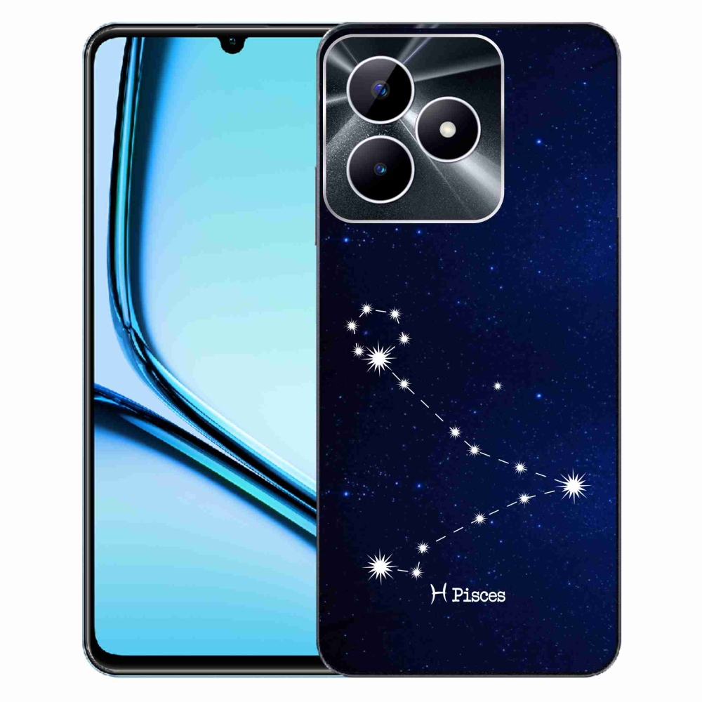 Gél borító mmCase a Realme Note 50 készülékhez - csillagkép Halak